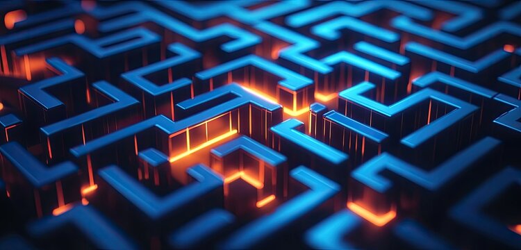 Intricate Labyrinthine Network