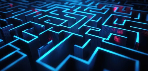 Intricate Digital Maze
