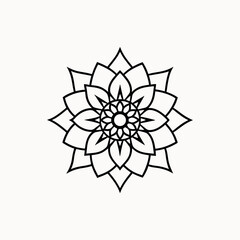 Traditionally Mandala Art Design on White Background  Intricate & Decorative Mandala Pattern