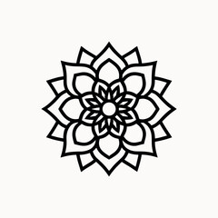 Traditionally Mandala Art Design on White Background  Intricate & Decorative Mandala Pattern