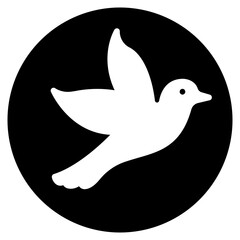 bird glyph icon