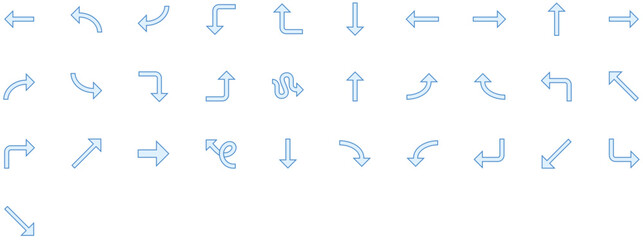 Set of Arrows icons