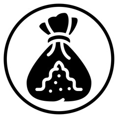 magic dust glyph icon