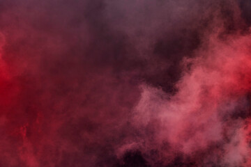 Atmospheric smoke, abstract color background, close-up