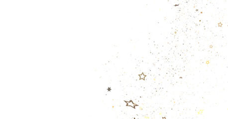 Golden Confetti Burst