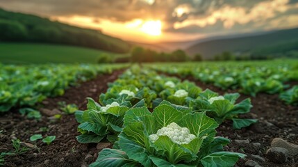 Cultivating organic vegetables on an eco friendly