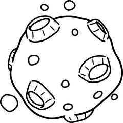 meteorite doodle