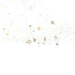 Golden Glitter and Stars