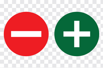 Fototapeta premium check mark icon button set. check box icon with right and wrong buttons and yes or no checkmark icons in green tick box and red cross