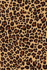Black and light yellow leopard pattern as background