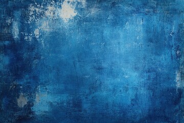 Fototapeta premium Textured Deep Blue Background with Subtle Light Marks