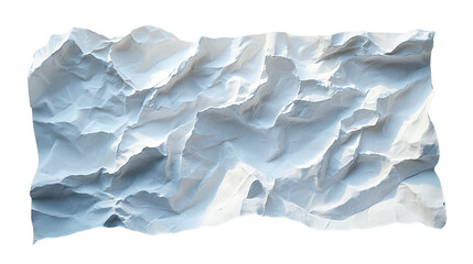 Fototapeta premium Textured Paper Surface: An abstract, textured surface of crumpled paper. The image plays with light and shadow, creating an interesting visual