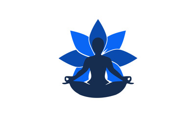 yoga, yoga logo, illustration, icon, health, meditation, modern,