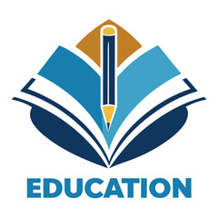  Educational logo icon vector illustration.