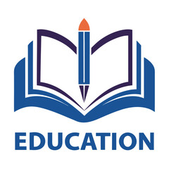  Educational logo icon vector illustration.