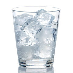 Ice Water Glass: Refreshing Image