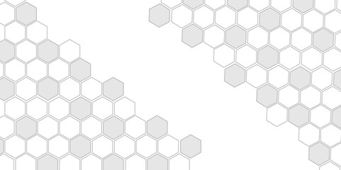Abstract white background with hexagons . white Hexagonal Background Luxury White Pattern seamless bright white abstract honeycomb background 3D Futuristic abstract geometric mesh cell texture.