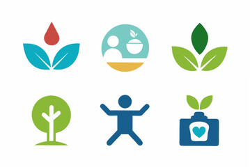 set of eco icons