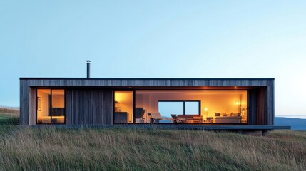 Obraz premium Simplicity rules when designing minimalist homes.