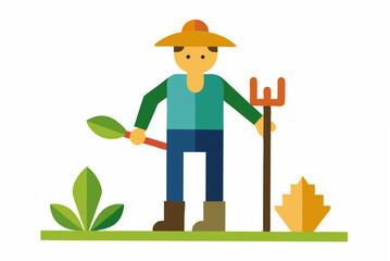 gardener with watering can