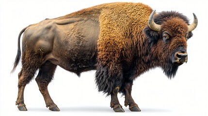 Majestic Bison in Profile