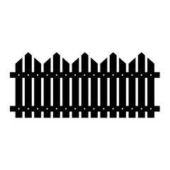 Gate or fence icon design isolated on white background. Vector illustration