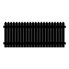 Gate or fence icon design isolated on white background. Vector illustration