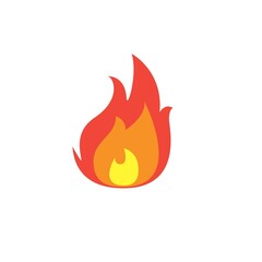 vector fire icon