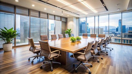 Smooth and clean Business office metting room 