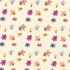 seamless pattern with flowers
