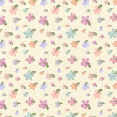 seamless pattern with flowers