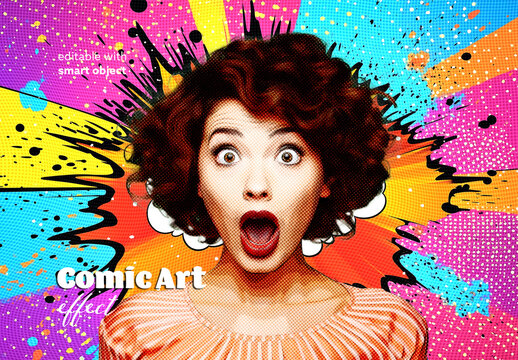 Comic Art Photo Effect