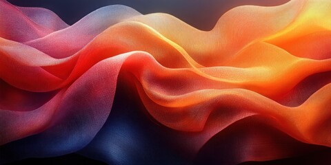 Obraz premium Autumn Abstract Fabric Textures in Warm Tones with Organic Patterns and Soft Lighting