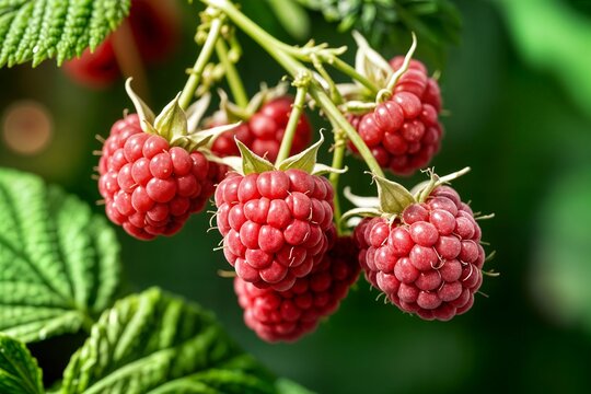 abstract background from a fresh ripe raspberry ahududu b&ouml;ğ&uuml;rtlen