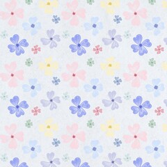 seamless pattern with flowers