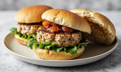Seasoned Tuna Burgers