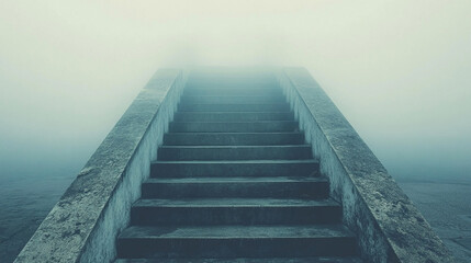 Obraz premium 空へ続く階段