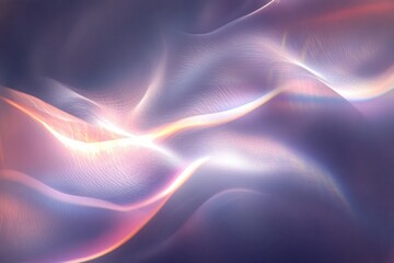 Fototapeta premium Soft Prism Light Refractions Ethereal Abstract Composition Delicate Background Light and Shadow Rainbow Glow
