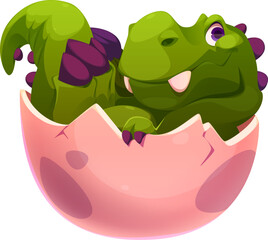 Dino Hatching from Egg