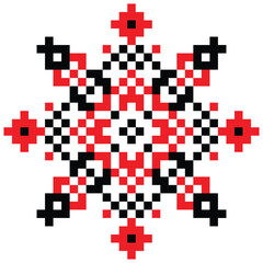 Traditional national ethnic embroidery pattern. vector image