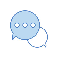 Conversation vector icon 
