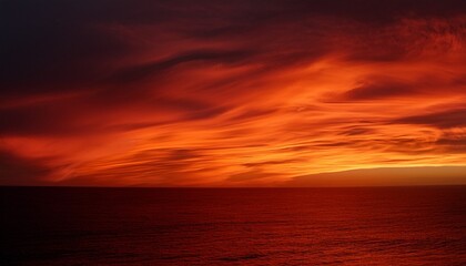Fototapeta premium sunset over the sea