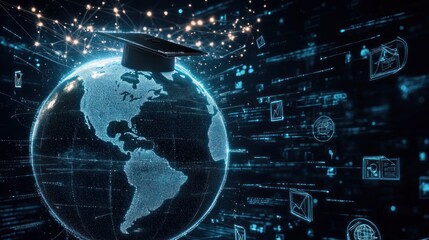 Obraz premium Global Education Technology