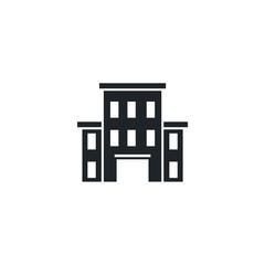 Office Building icon symbol vector illustration isolated on white background
