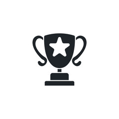 Trophy Achievement icon symbol vector illustration isolated on white background