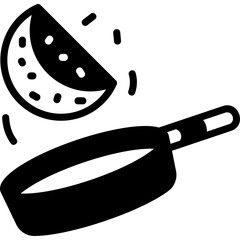 Frying Pan glyph icon
