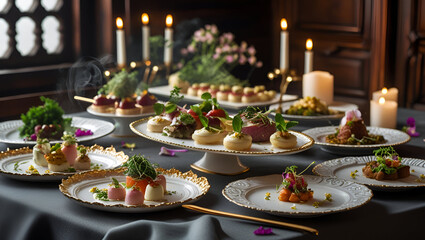 Title: Luxurious Fine Dining Inspired Table Setting

