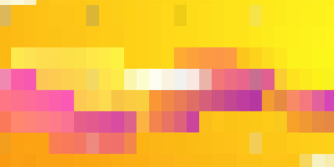 Dark yellow vector background in rectangular and square shapes. Blanket and quilt style. Geometric rectangle pattern