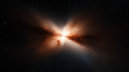Cosmic black hole event in the milky way galaxy stunning planetary aurora celestial viewpoint