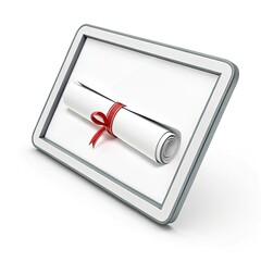 red clipboard with pen